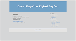 Desktop Screenshot of cevalkaya.com