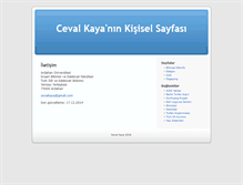 Tablet Screenshot of cevalkaya.com